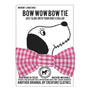 Dog Bow Tie in Pink Gingham