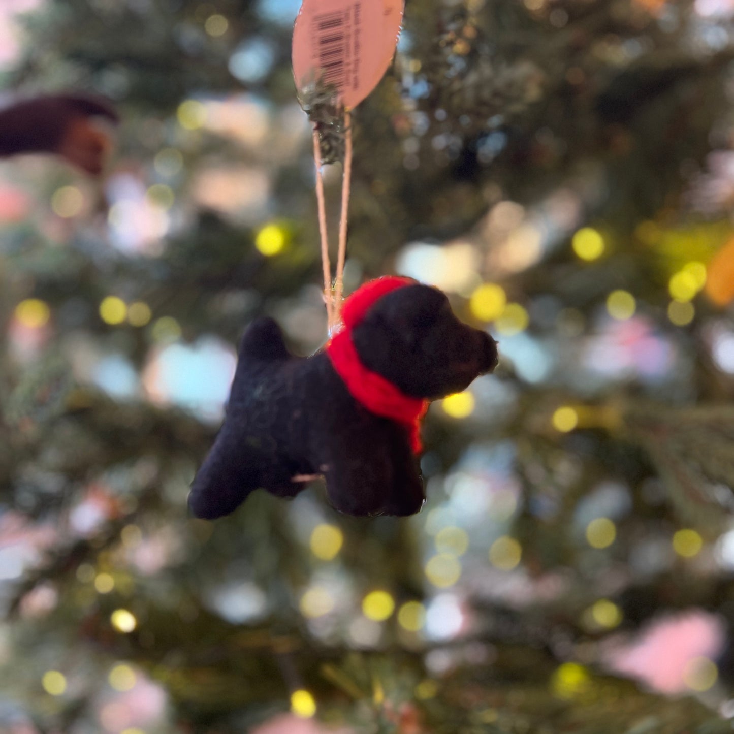 Black Scottie Dog with Tam O’Shanter by Amica Felt