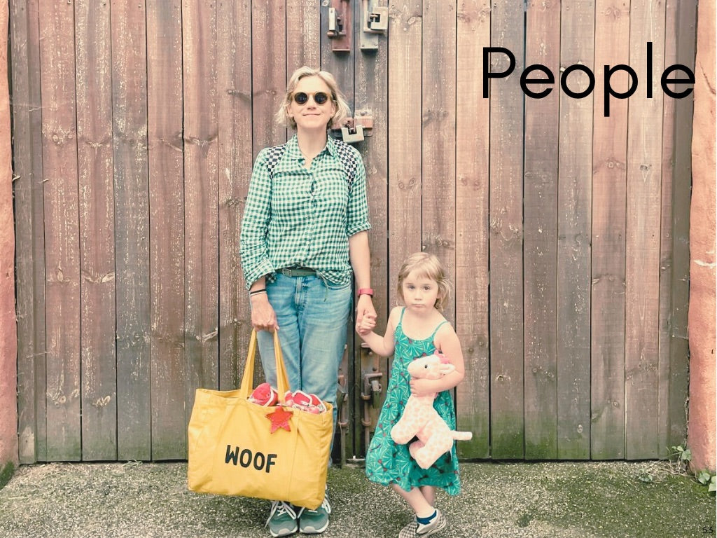 Travel WOOF Tote Bag with space for Padded Blanket