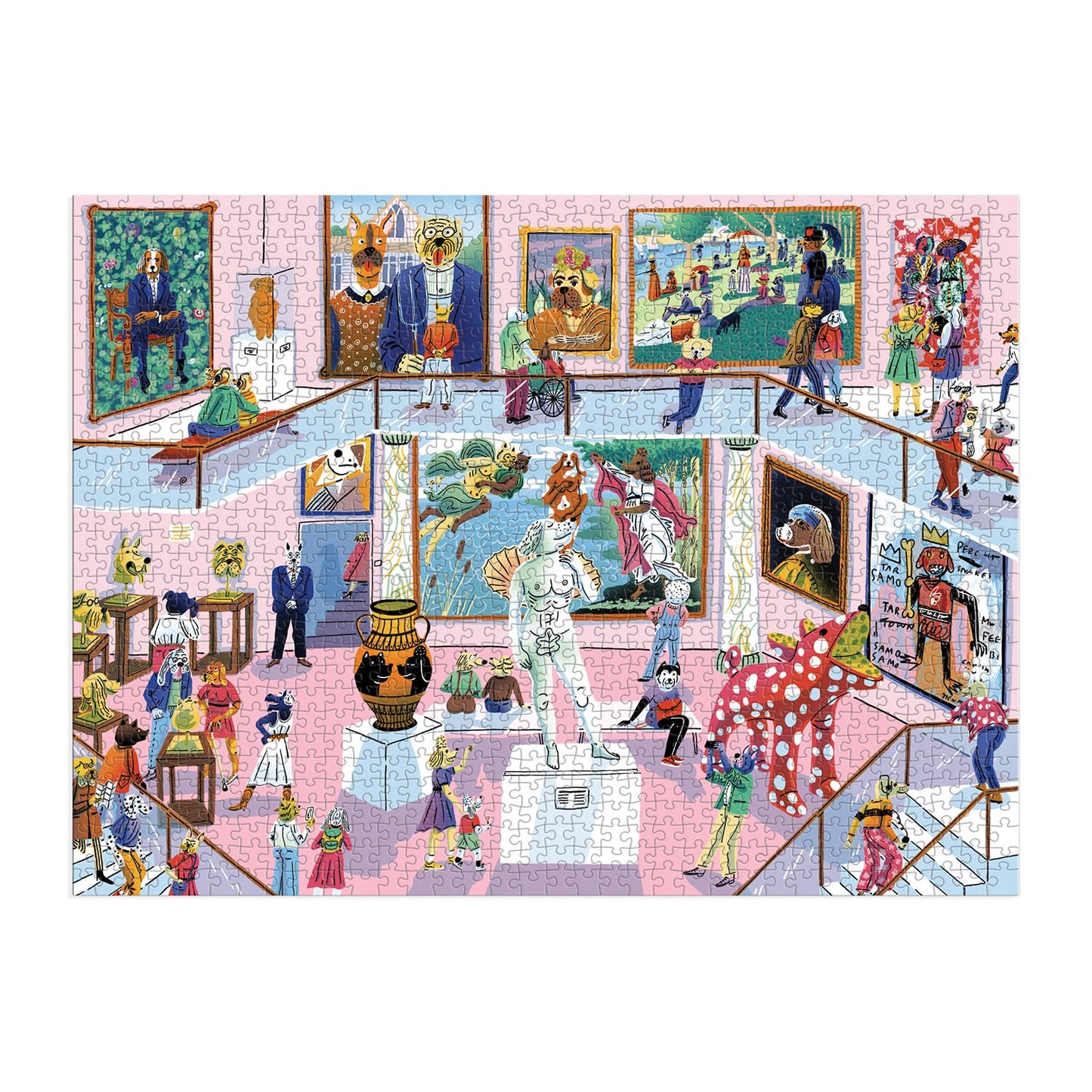 Dog Gallery 1000 piece jigsaw puzzle