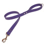 Biothane dog lead in waterproof vegan purple leather