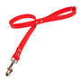 Biothane dog lead in Purdy Red waterproof vegan leather
