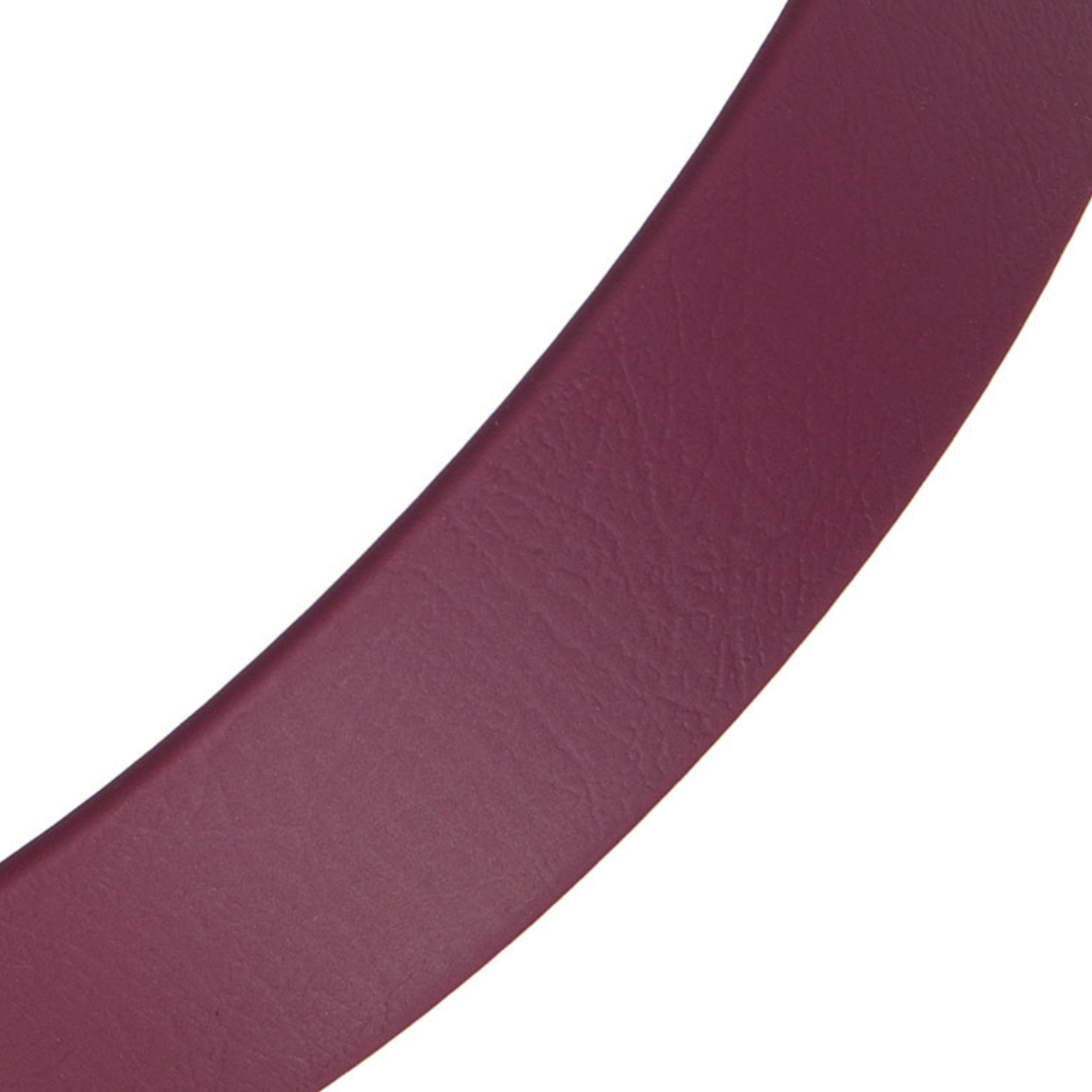 Biothane vegan leather hands-free dog lead in burgundy