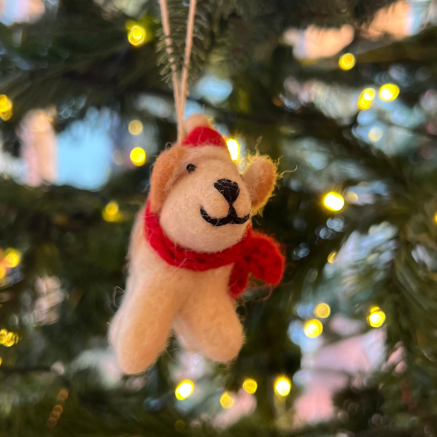 Corgi Christmas Decoration by Amica Felt