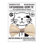 Cat Bow Tie in Cream Velvet