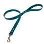 Biothane dog lead in waterproof vegan dark green leather