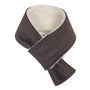 Dog Scarf - Chocolate Velvet & Sherpa