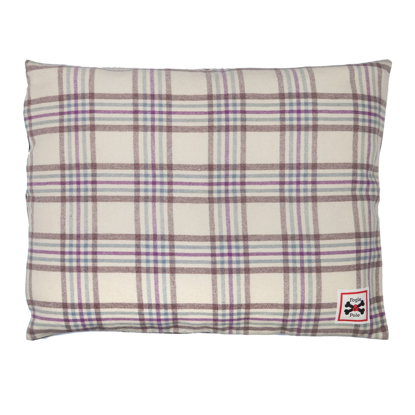 Fogle and Pole Vintage Dpg Bed Collection, Dog Bed in Blackberries and Cream, Vintage fabric dog bed, Creature Clothes, Ben Fogle