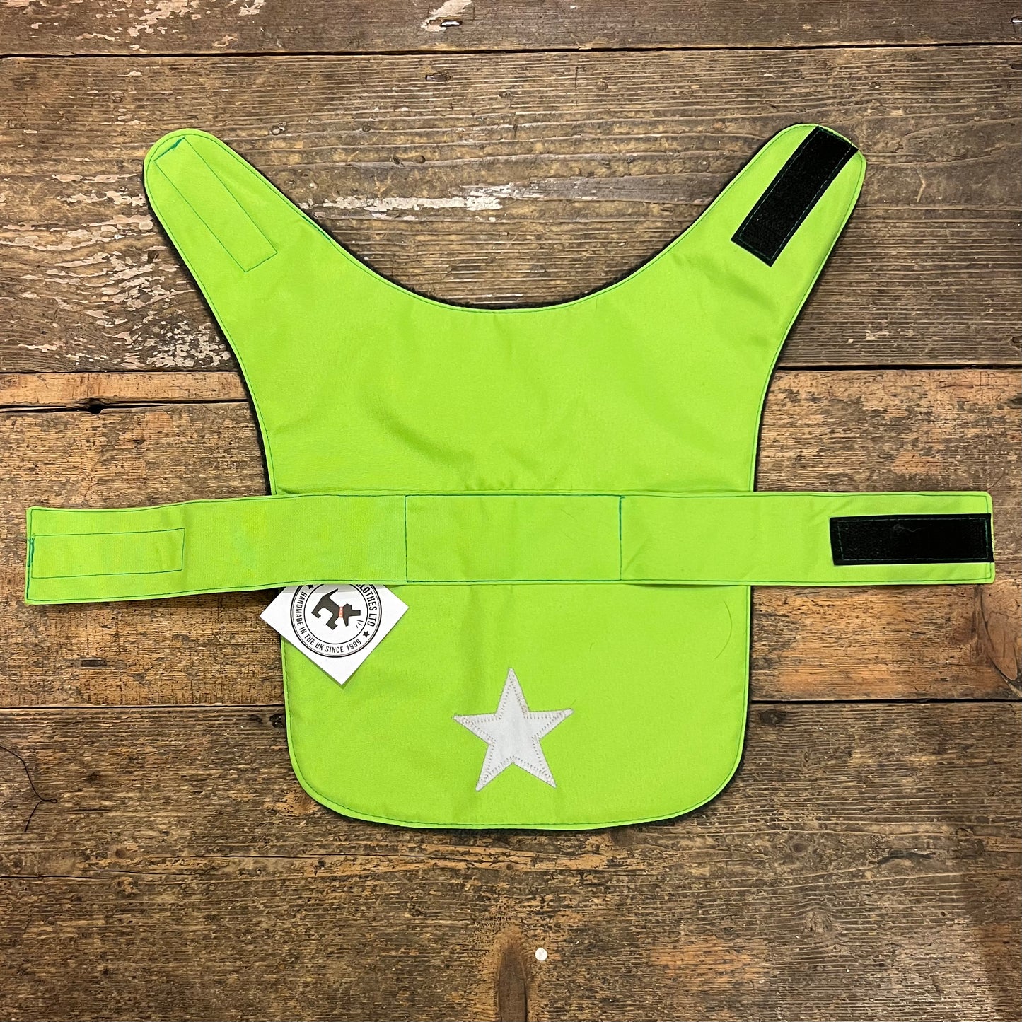 dog rain coat, dog all weather coat, lime green dog coat, waterproof dog coat, Creature Clothes