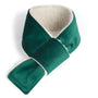 Dog Scarf - Green Velvet and Sherpa