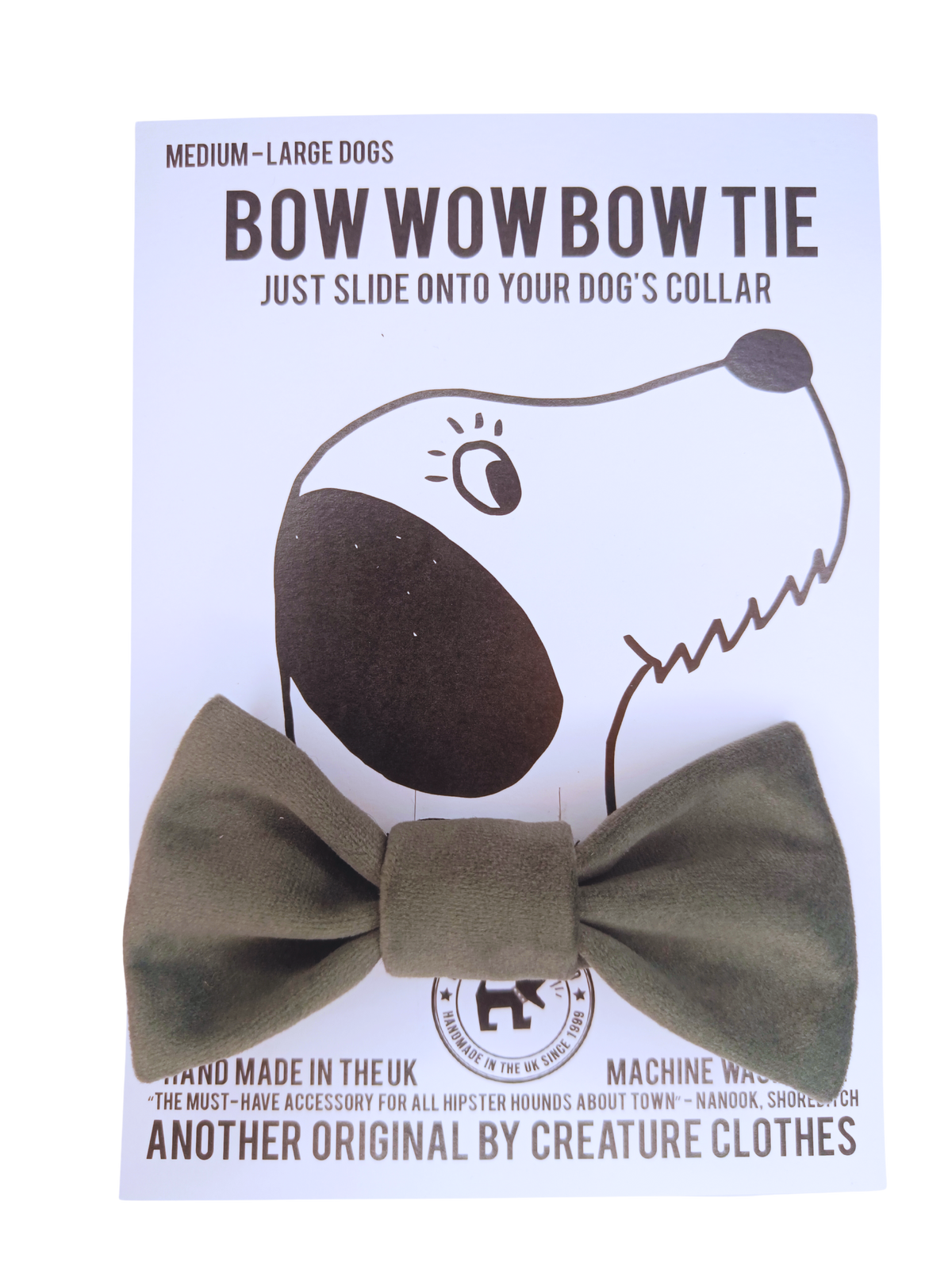 Dog & Cat Bow Tie - Sage Grey Velvet