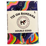 Tie on Dog Bandana - Purple Polar Bear / Northern Lights