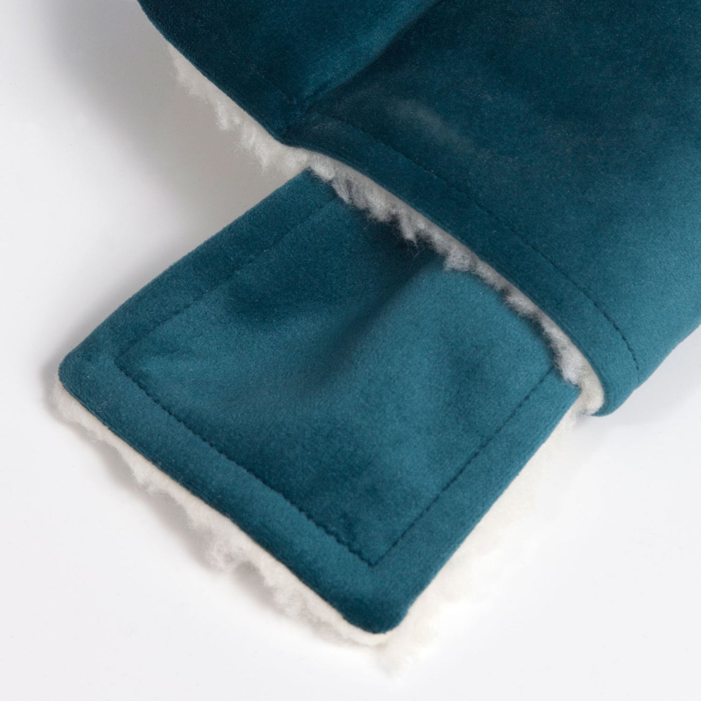 dog scarves, teal dog scarf, scarves for dogs, Sherpa fleece dog scarf, velvet dog scarf, Creature Clothes fleece dog scarf