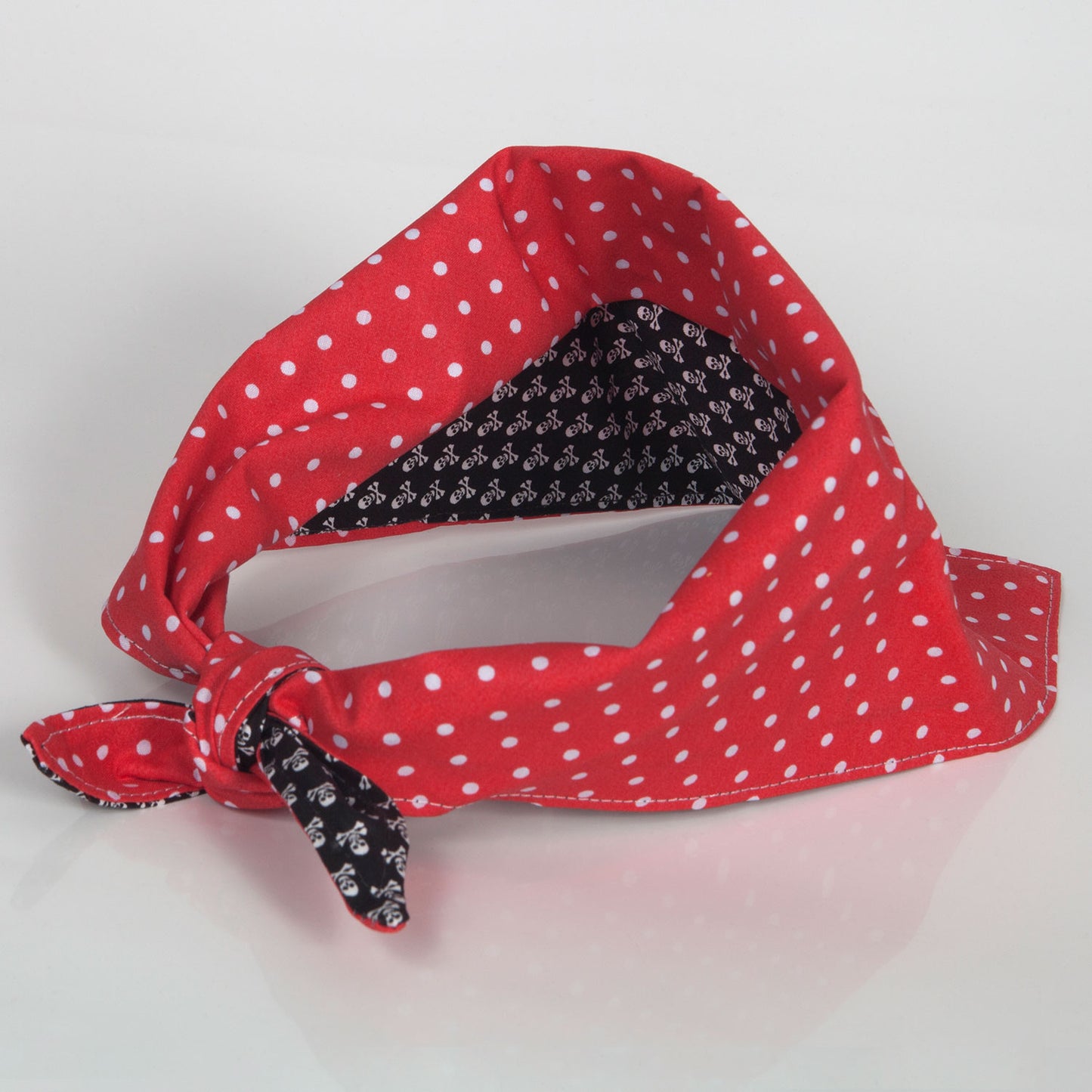Tie on Dog Bandana - Pirate and Polka Dot, Creature Clothes