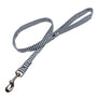 Vegan fabric dog lead in blue gingham