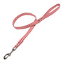 Vegan fabric dog lead in red gingham