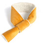 Dog Scarf - Mustard Velvet and Sherpa