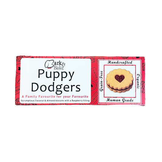 Puppy Dodgers - Box of Jammy Dog Biscuits