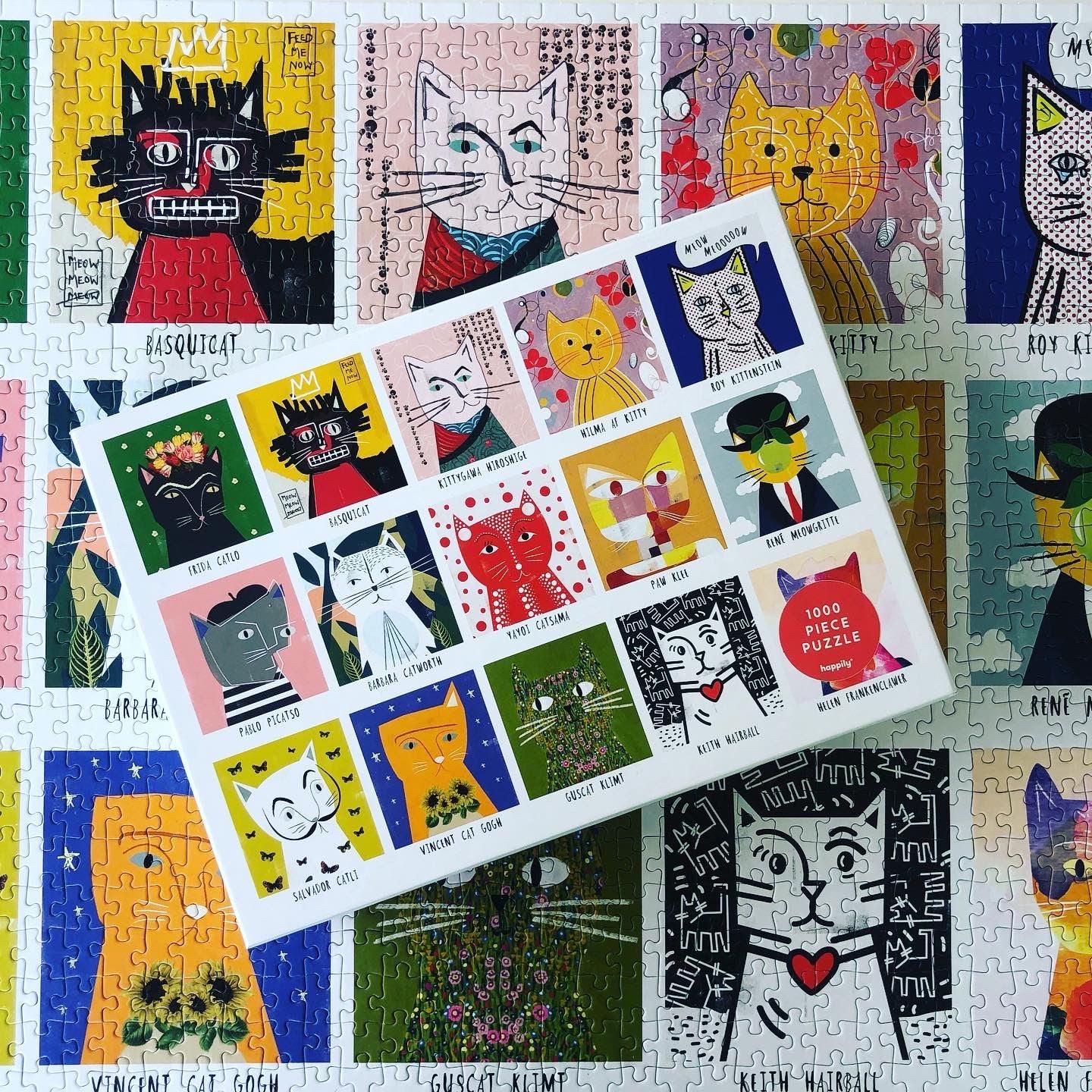 Jigsaw - Art Cats 1000 Piece