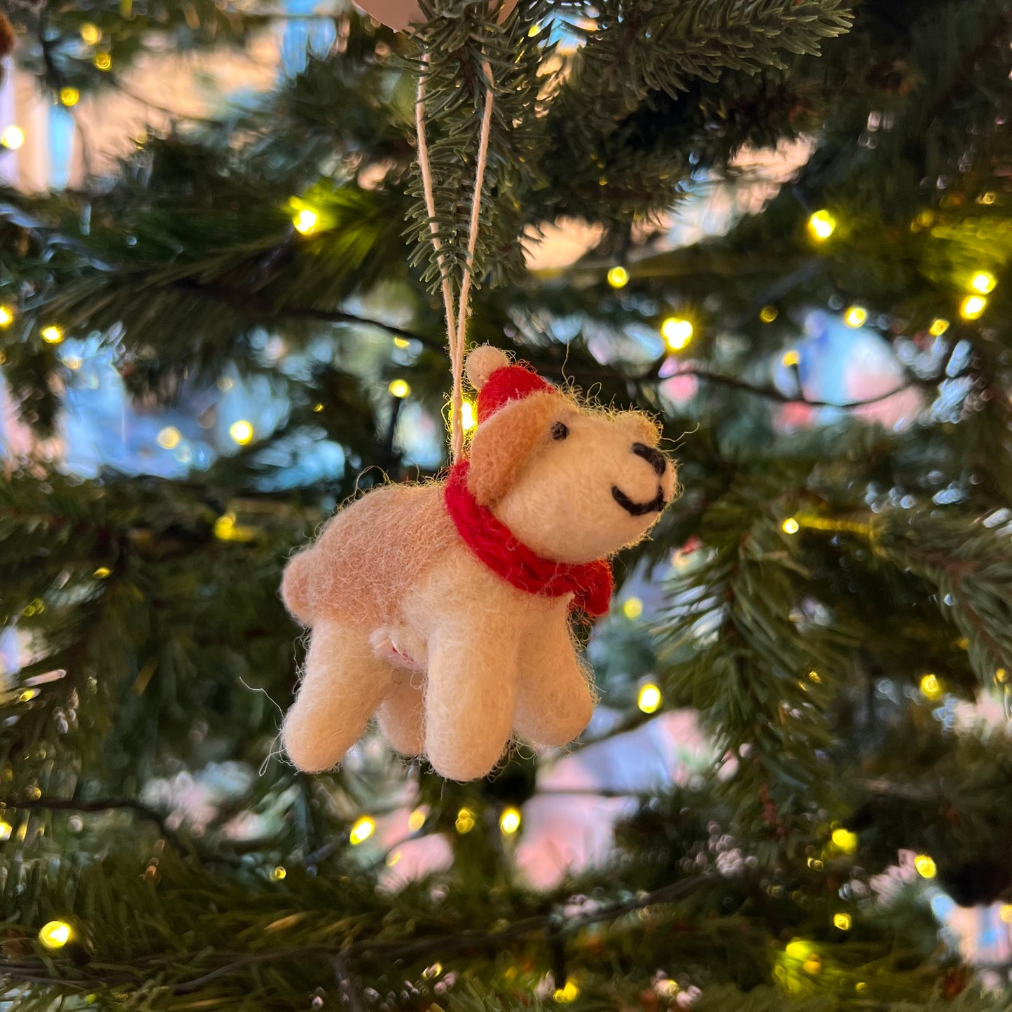 Corgi Christmas Decoration by Amica Felt