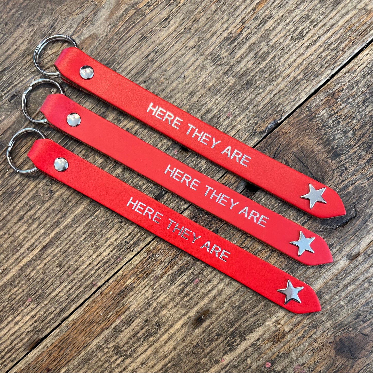 HERE THEY ARE Key Tag