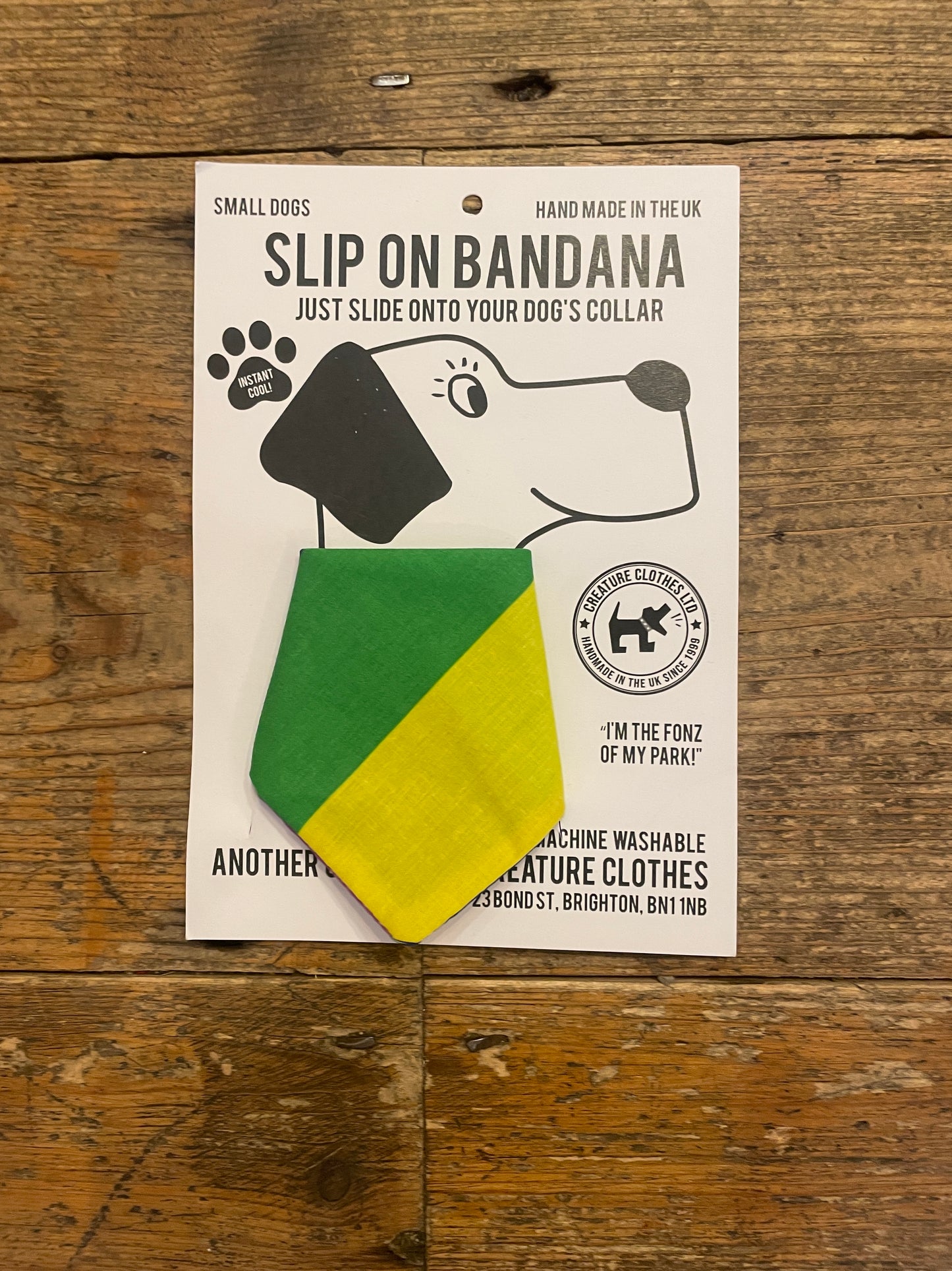 SALE - Slip on Dog & Cat Bandana - Wide Pride Stripe