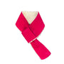 Dog Scarf - Pink Faux-Suede and Sherpa