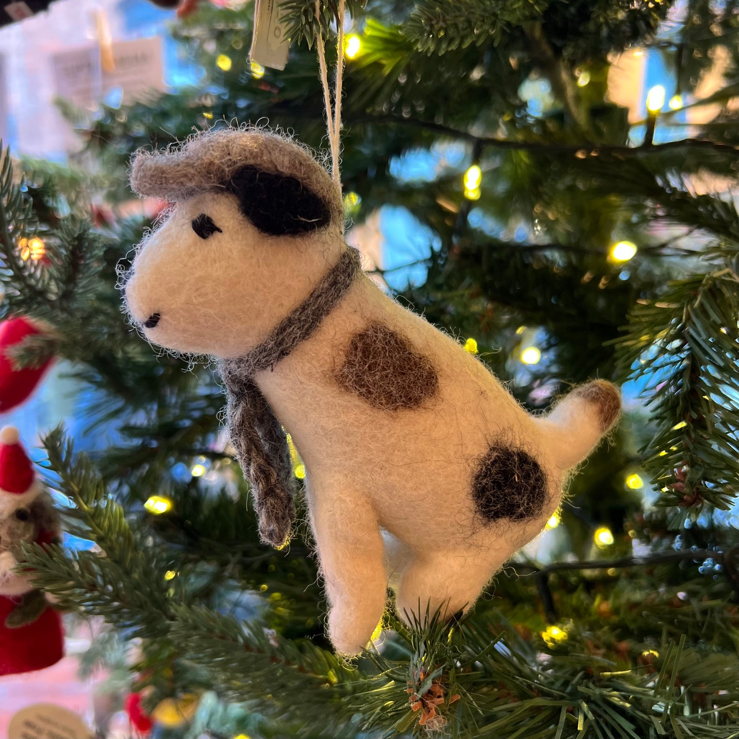 Flat Cap Jack Russel Grandpa by Amica Felt