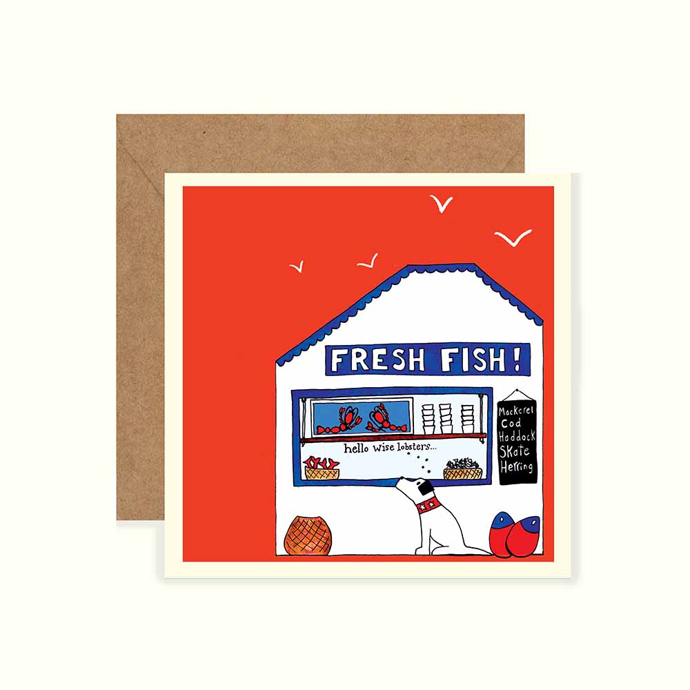 Creature Clothes Greeting Card - Fresh Fish