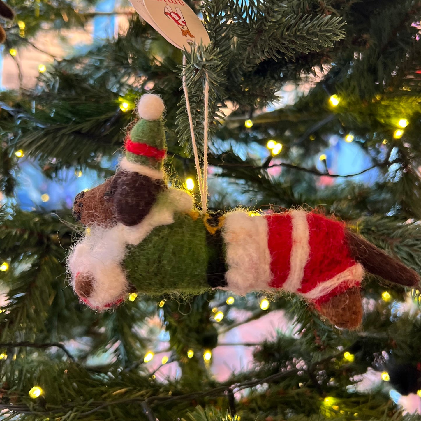 Elf Sausage Dog / Daxie by Amica Felt