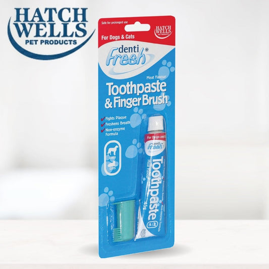 Denti Fresh Toothpaste & Finger Brush