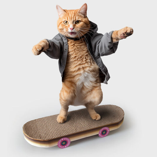 Skateboard Cat Scratcher
