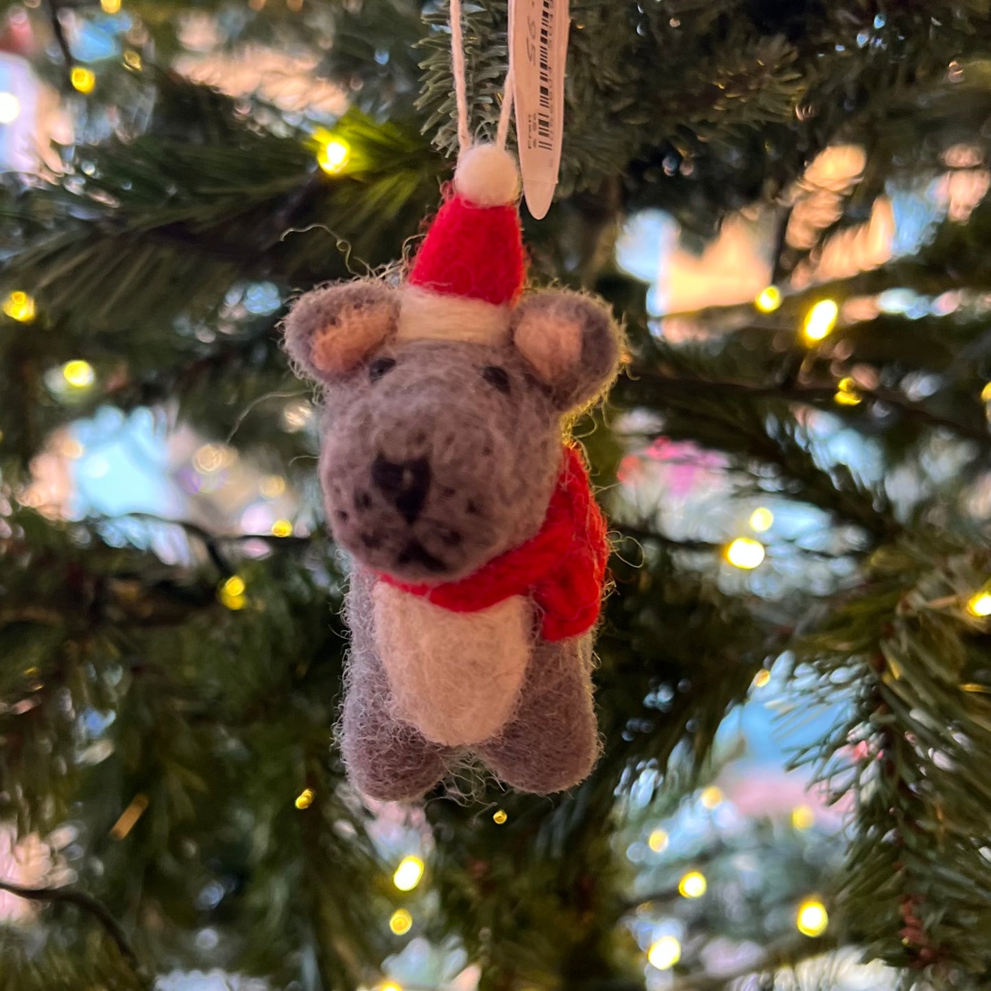 French Bulldog Christmas Decoration by Amica Felt