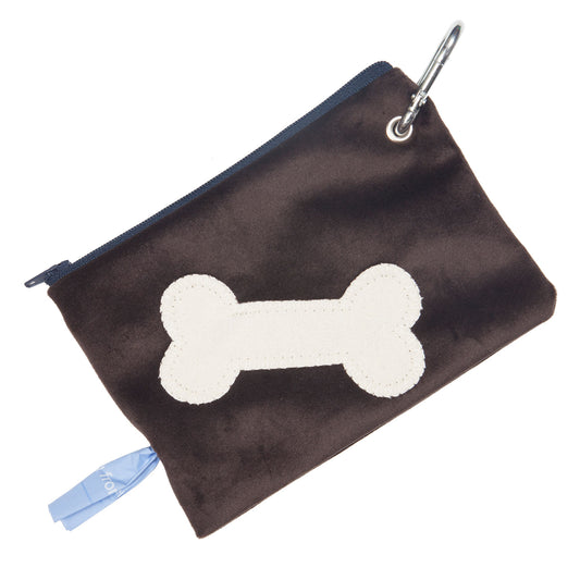 Treats and Poo Bag Pouch - Oreo Chocolate Brown
