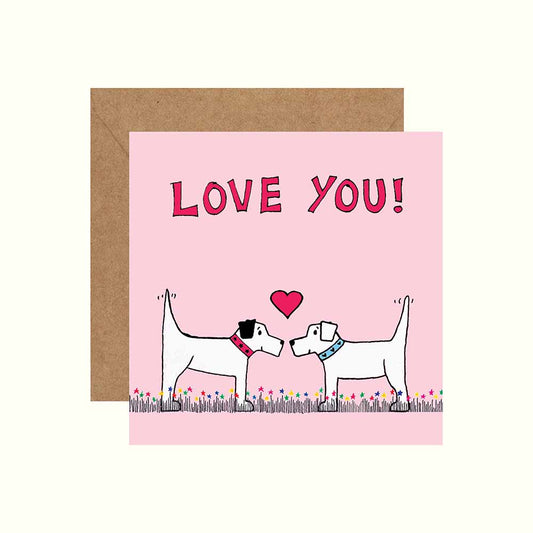 Creature Clothes Greeting Card - Love You