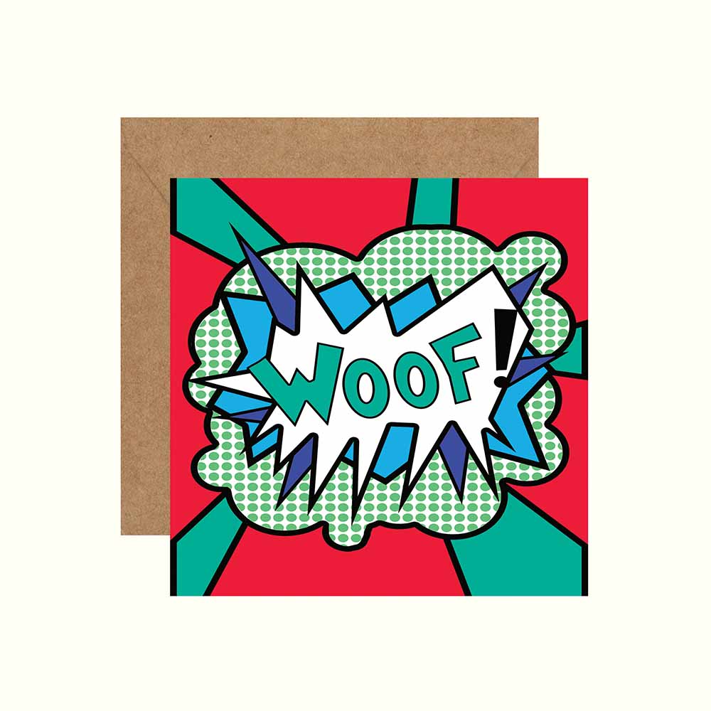 Creature Clothes Greeting Card - Pop Art Woof