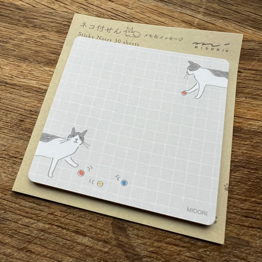 Midori cat sticky notes