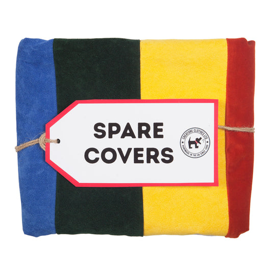 SPARE COVER for our Dog Beds in the Pride flag design