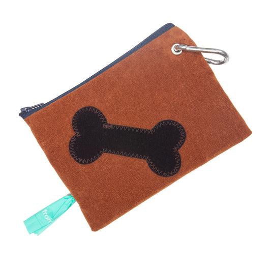 Treats and Poo Bag Pouch - Tobacco Brown