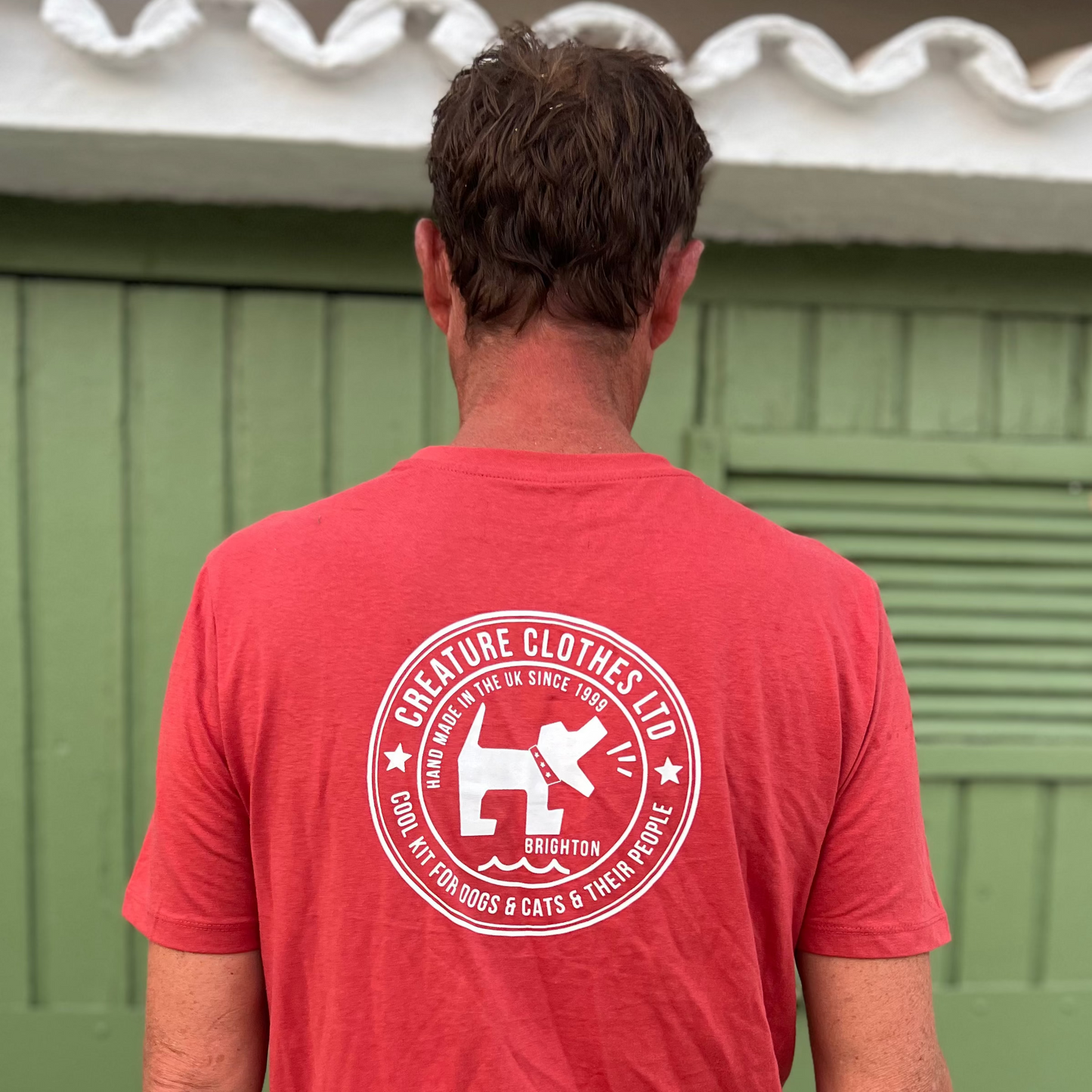 Red Creature Clothes Tshirt back print