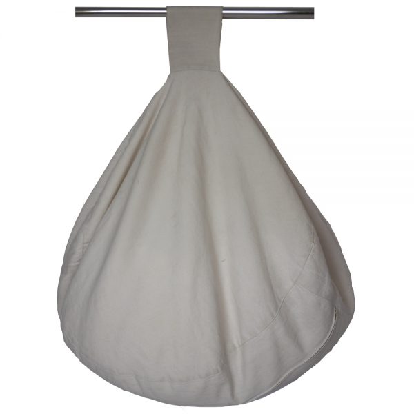 Heavy Cotton Beanbag with Handle - Cream
