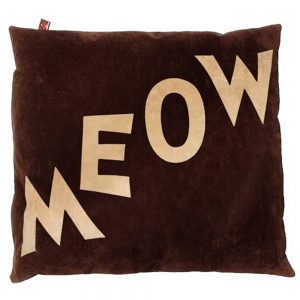 Cat Nappa - Meow - Tan on Chocolate