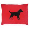 Dog Doza - Labrador - Black on Red