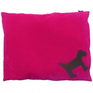 Dog Doza - Odd Dog - Grey on Pink